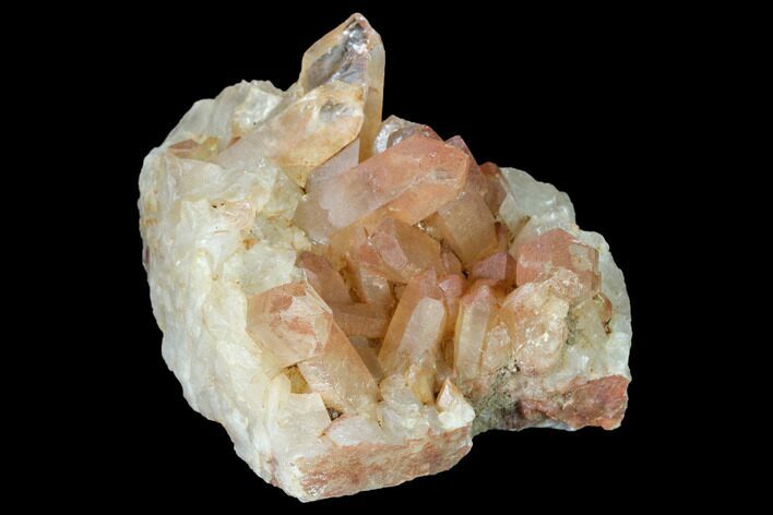 Natural, Red Quartz Crystal Cluster - Morocco #142931